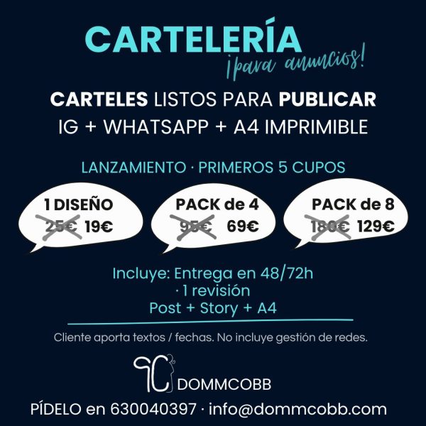 CARTELERÍA DOMMCOBB